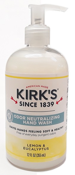 Kirk's Odor Neutralizing Hydrating Hand Wash Lemon and Eucalyptus 12oz main