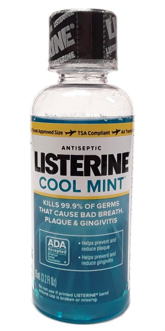 Listerine Cool Mint Antiseptic Mouthwash 3.2oz (1)