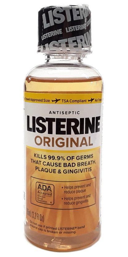 Listerine Original Antiseptic Mouthwash 3.2oz (1)