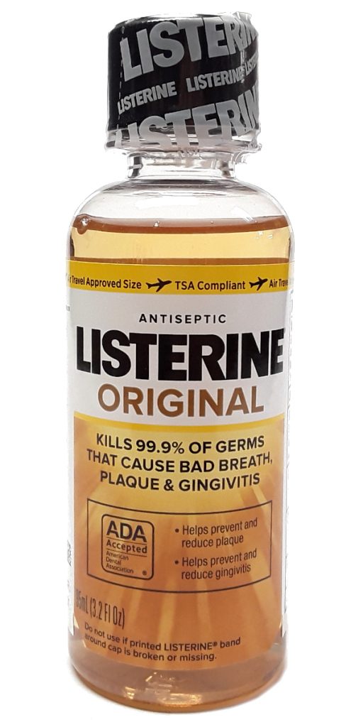 Listerine Original Antiseptic Mouthwash 3.2oz