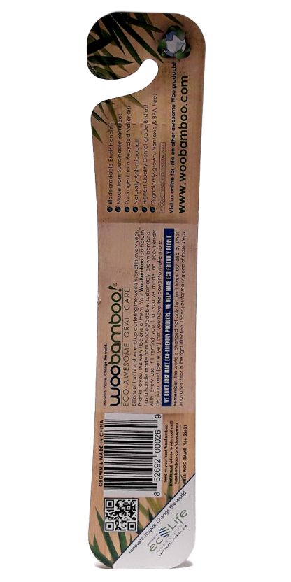 WooBamboo Kids Sprout Bamboo Toothbrush 2 Pack (2)