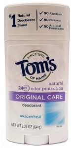Tom's of Maine Original Care Natural Deodorant Unscented 2.25oz (1)