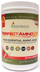 BodyHealth PerfectAminoXP Strawberry Powder 6oz 60 Servings main