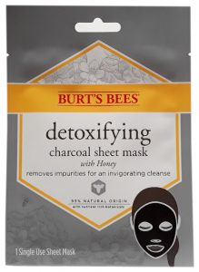Burt's Bees Detoxifying Charcoal Sheet Mask With Honey main