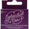 Ooly Splendid Fountain Pen Ink Refills Purple 5 ink cartridges (1)