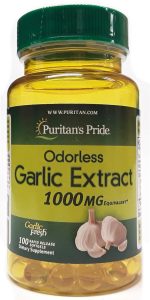 Puritan's Pride Odorless Garlic Extract 100 Softgels (1)
