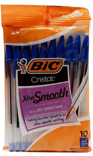 Bic Cristal Blue Ballpoint Pens 10pk main