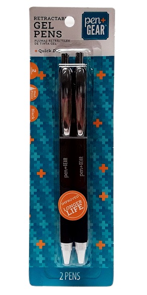 Pen and Gear Retractable Gel Pens, 2 pack main
