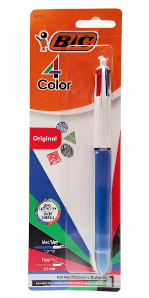 BIC 4 Color original Ball Pen 1.0mm main