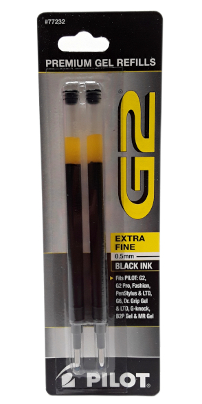Pilot Premium Gel Refills Black Ink 0.5mm Extra Fine main