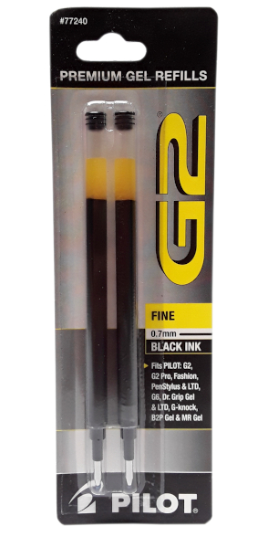 Pilot Premium Gel Refills Black Ink 0.7mm Fine main