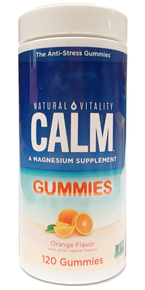 Natural Vitality Calm Gummies Orange Flavor 120 Gummies main