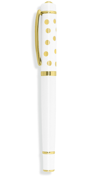 Peter Pauper Gold Dots Roller Ball Pen main