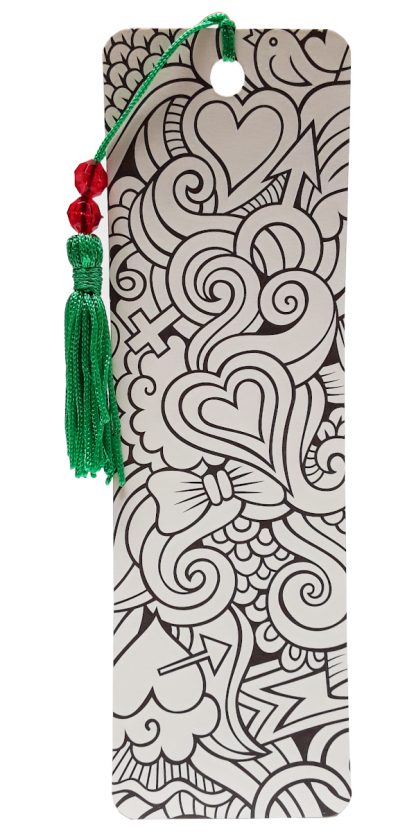 Antioch Heart Coloring Bookmark