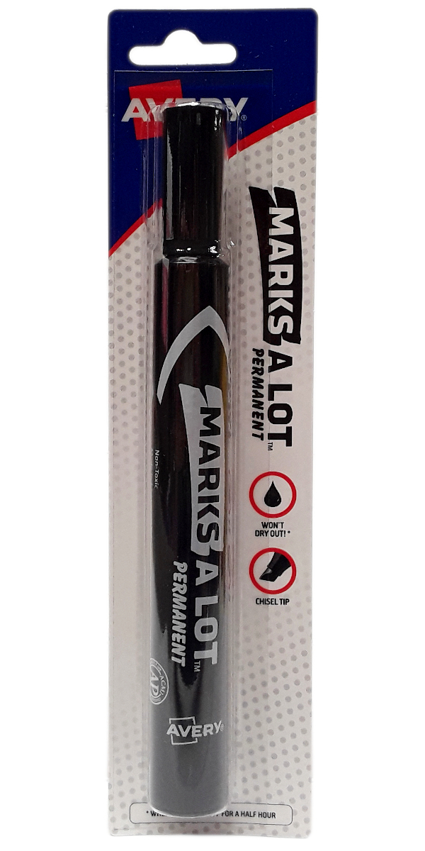 Avery® Dual Tip Markers, Fine Tip Marker and Chisel Tip Marker