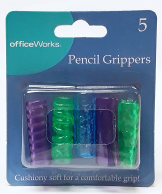 OfficeWorks Pencil Grippers 5 Pack