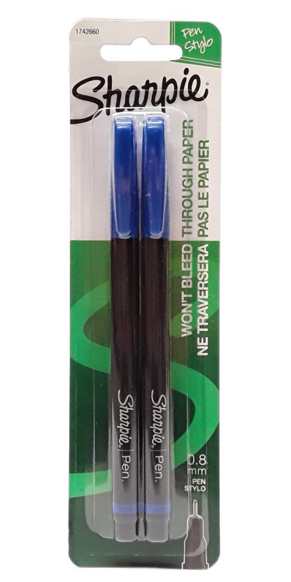 Sharpie Permanent Ink Pens 2 Pack 0 (1)