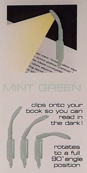 The Really Tiny Booklight Mint Green Color (2)