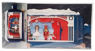 Message in a Bottle 3D Pop Up Greeting Card Nutcracker main