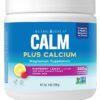 Natural Vitality CALM® Magnesium Plus Calcium Powder, Raspberry Lemon Flavor 8 oz