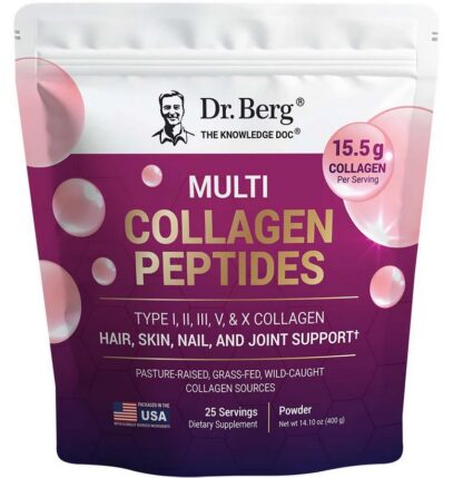 Dr. Berg's Multi Collagen Peptides 15.5 g of Collagen 25 servings