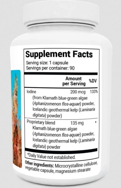 Dr. Berg Sea Kelp Enhanced Iodine - 90 Capsules - Image 2