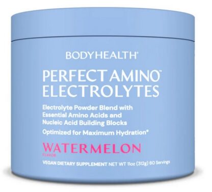 BodyHealth Perfect Amino Electrolytes Powder Watermelon Flavor 60 servings