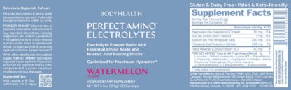 BodyHealth Perfect Amino Electrolytes Powder Watermelon Flavor 30 servings - Image 2