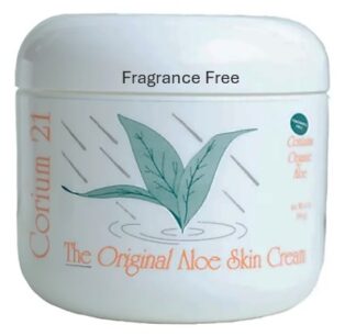 Corium 21 -The Original Aloe Skin Cream- 4 ounce jar Fragrance free