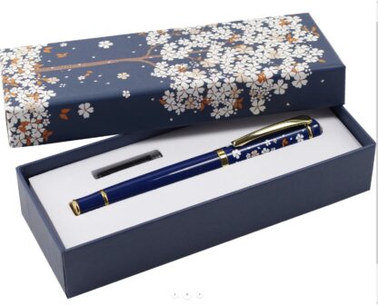 Falling Blossoms Fountain Pen black ink - Image 3