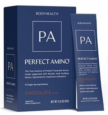 BodyHealth PerfectAmino™ Powder 15 Chocolate Flavor Travel Packets