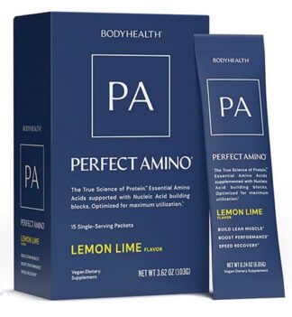 BodyHealth PerfectAmino™ Powder 15 Lemon Lime Flavor Travel Packets