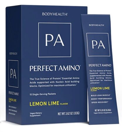 BodyHealth PerfectAmino™ Powder 15 Lemon Lime Flavor Travel Packets