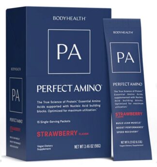 BodyHealth PerfectAmino™ Powder 15 Strawberry Flavor Travel Packets
