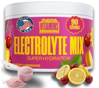 Dr. Price’s Electrolytes Cherry Lemonade No Sugar-Keto Powder 90 serv
