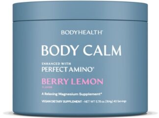 BodyHealth BODY CALM Enhanced with Perfect Amino, Berry Lemon 40 servings
