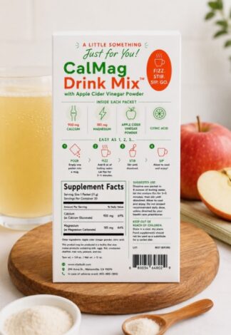 Vitalbulk CalMag Drink Mix™ with Apple Cider Vinegar Fizzing Powder, 30 single packages