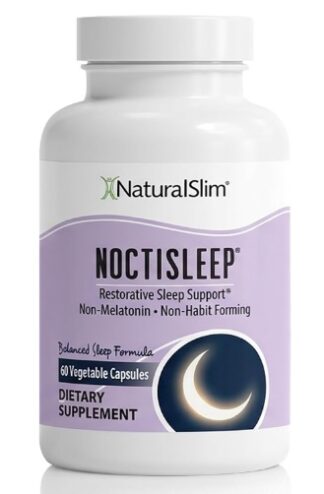 NaturalSlim®NoctiSleep Balanced support for restful sleep 60 caps
